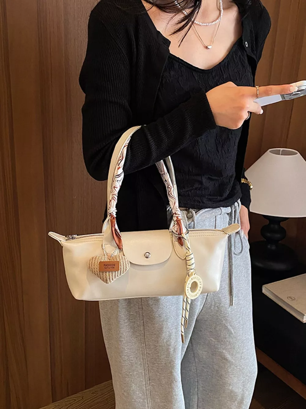 PU Leather Shoulder Bag, image 7
