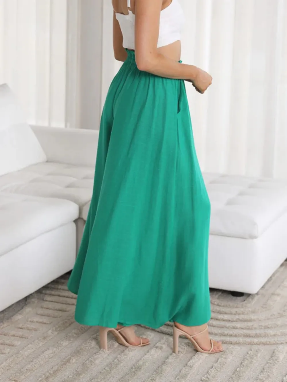 Wide Leg Pants with Pockets, image 16