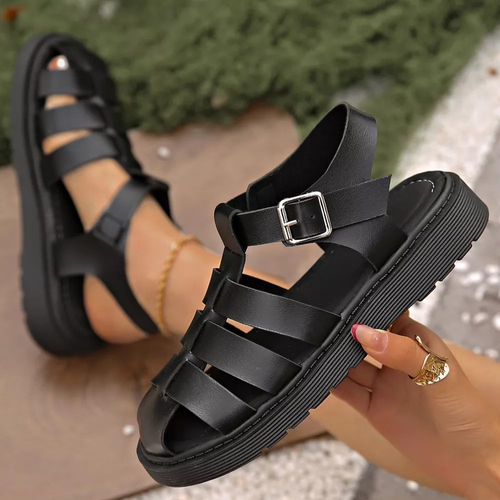 Round Toe Platform Sandals, image 10