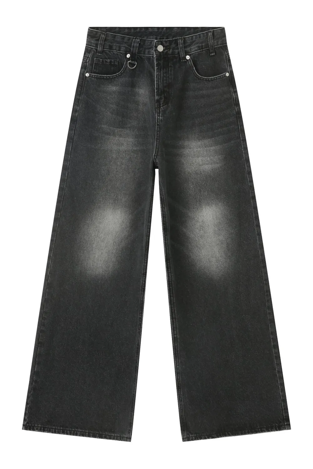 Wide Leg Jeans with Pockets