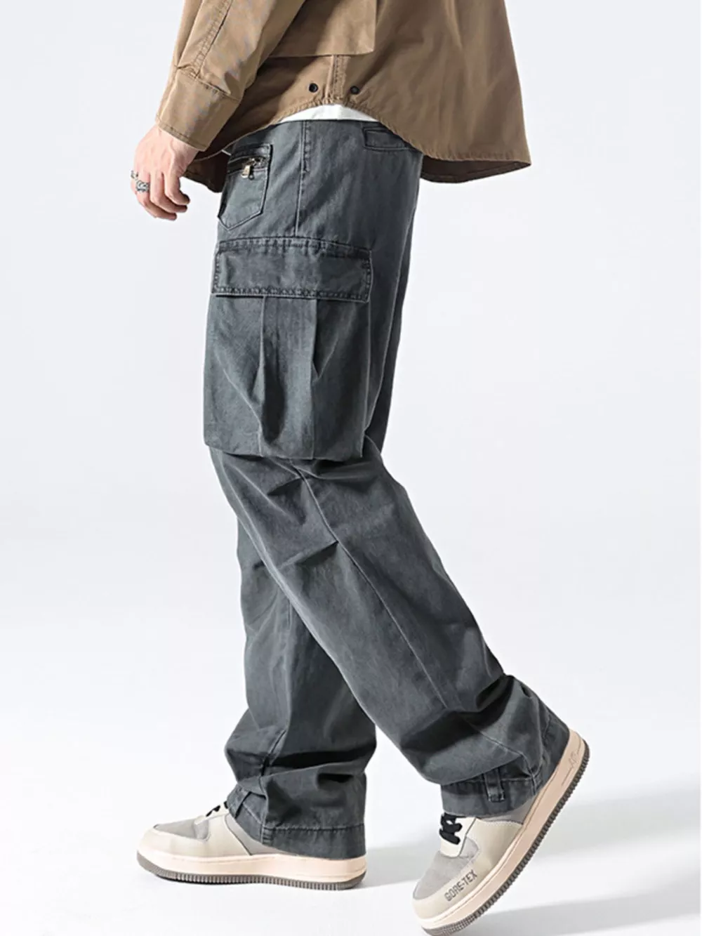Men's Loose Fit Cargo Pants, image 3