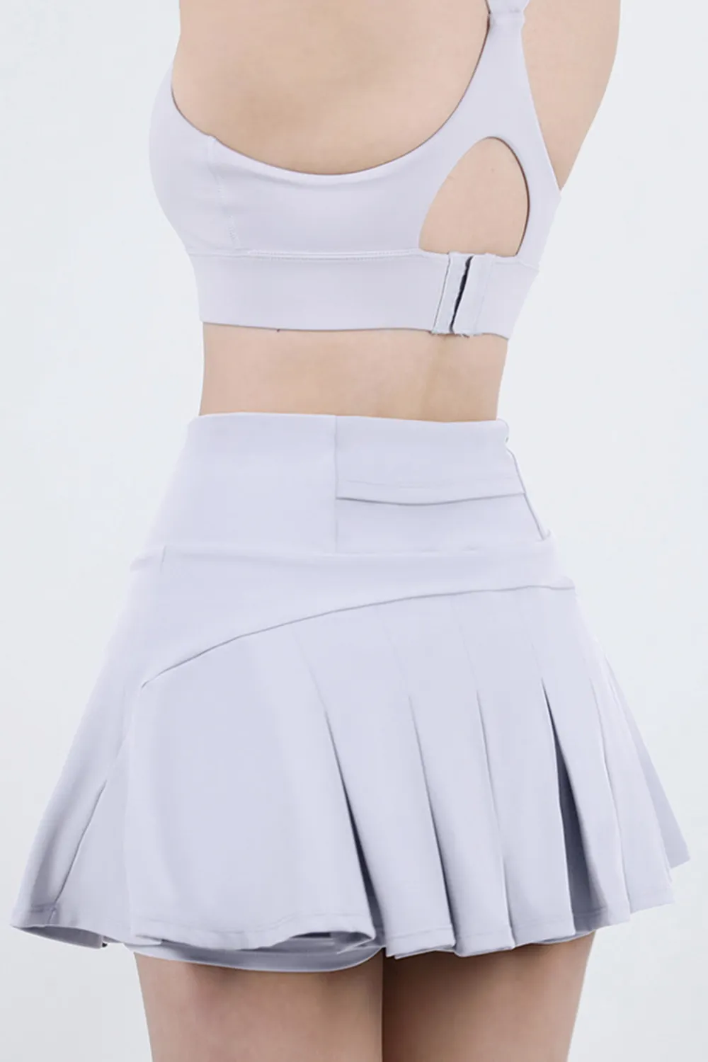High Waist Pleated Active Skirt, image 11