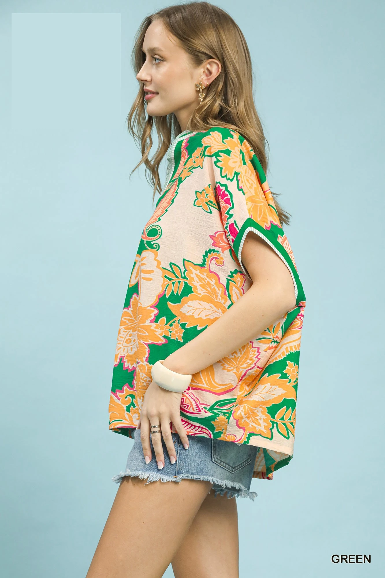 Abstract Print Oversized Top, image 2