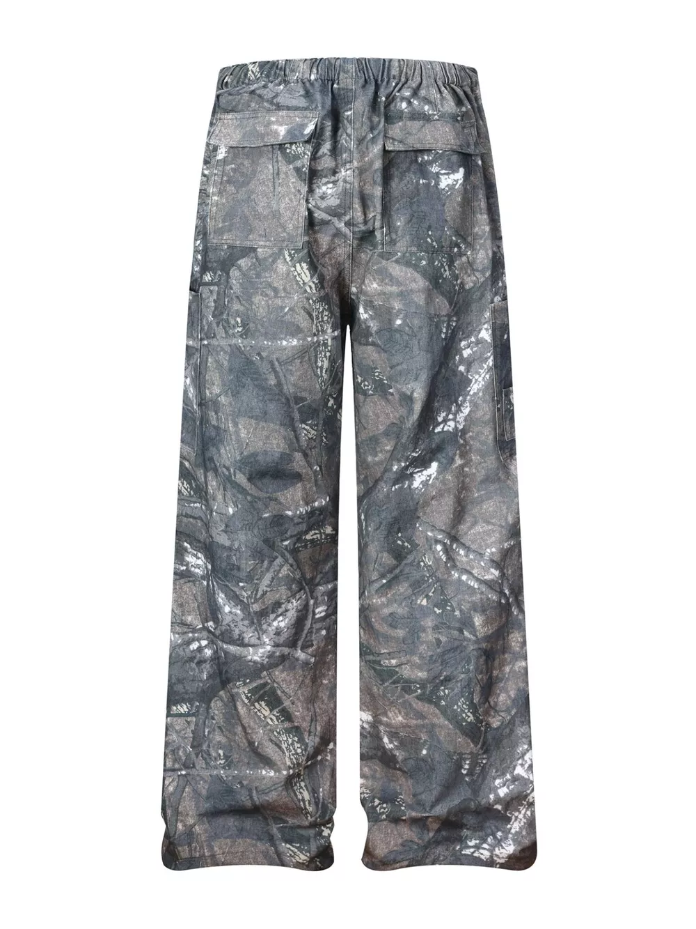 Men's Drawstring Camouflage Cargo Pants, image 3