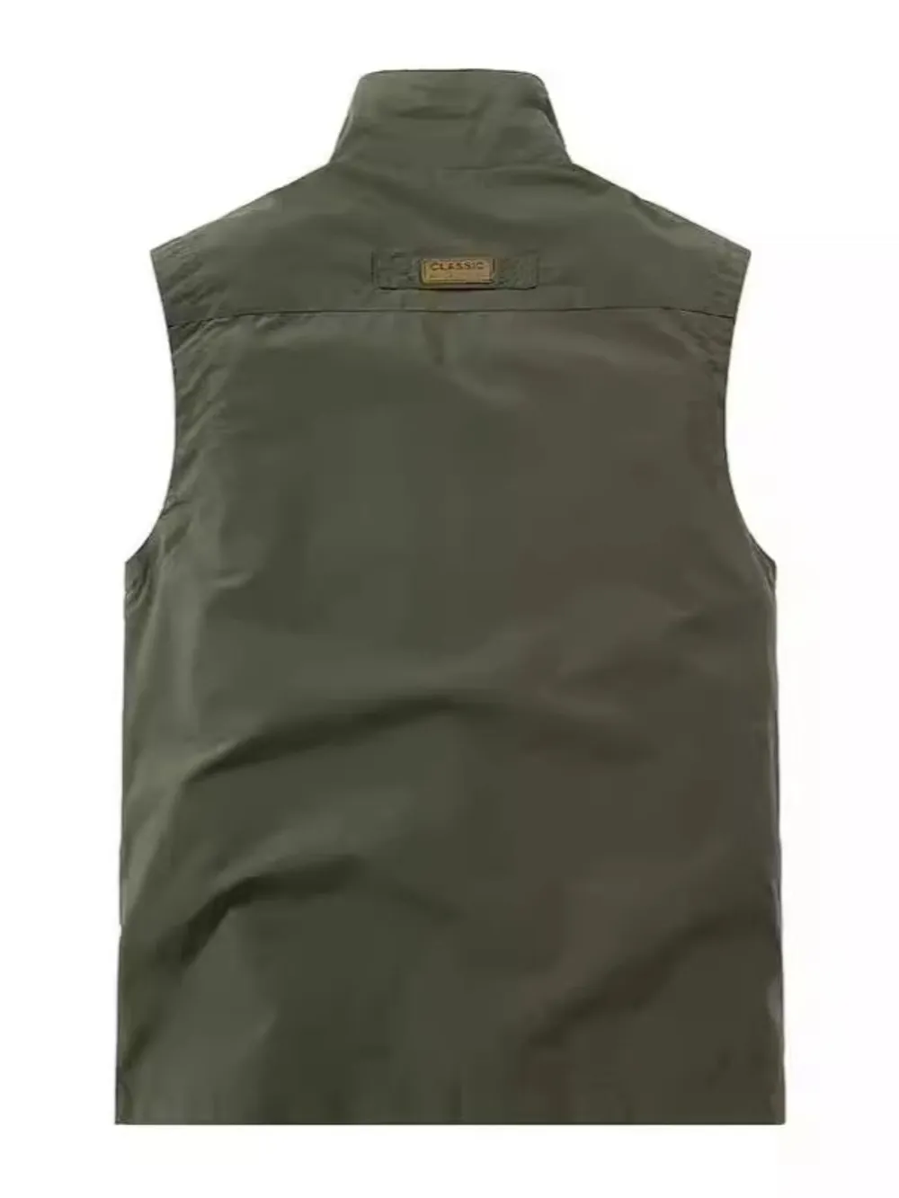 Men's Plus Size Zip Up Vest, image 2