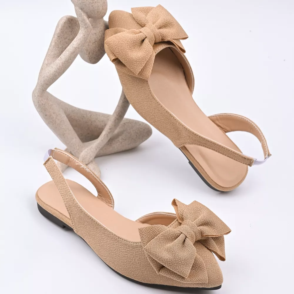 Bow Point Toe Slingback Sandals, image 14