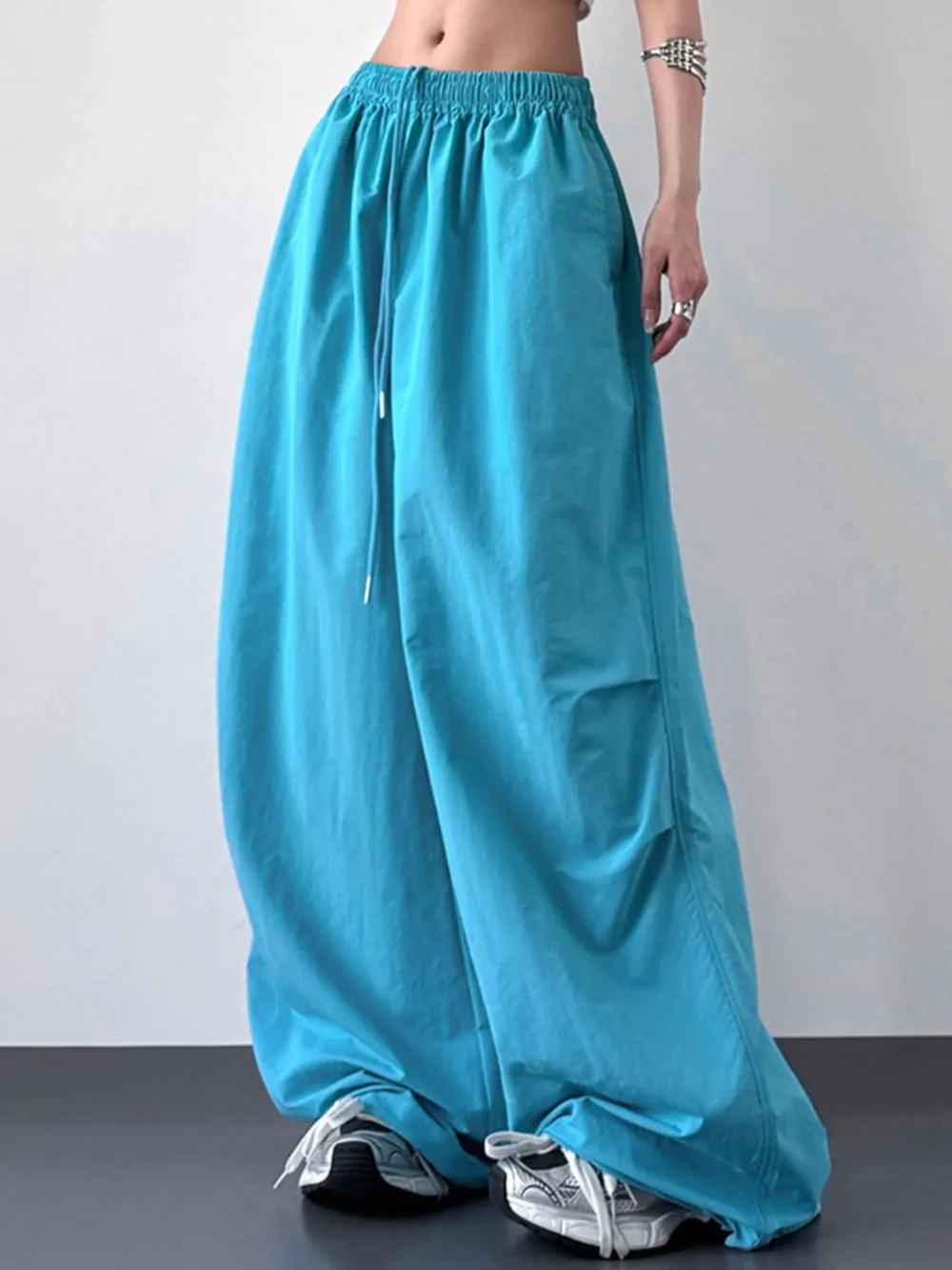 Wide Leg Drawstring Pants, image 8