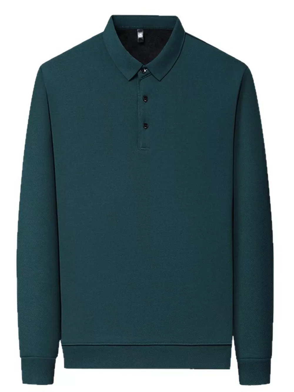 Men's Plus Size Classic Fit Long Sleeve Polo, image 7