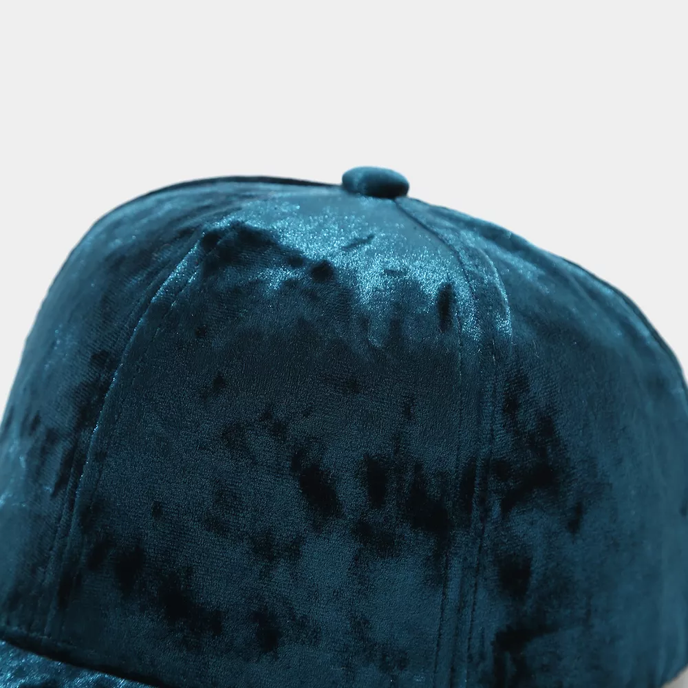 Velvet Adjustable Baseball Cap, image 3