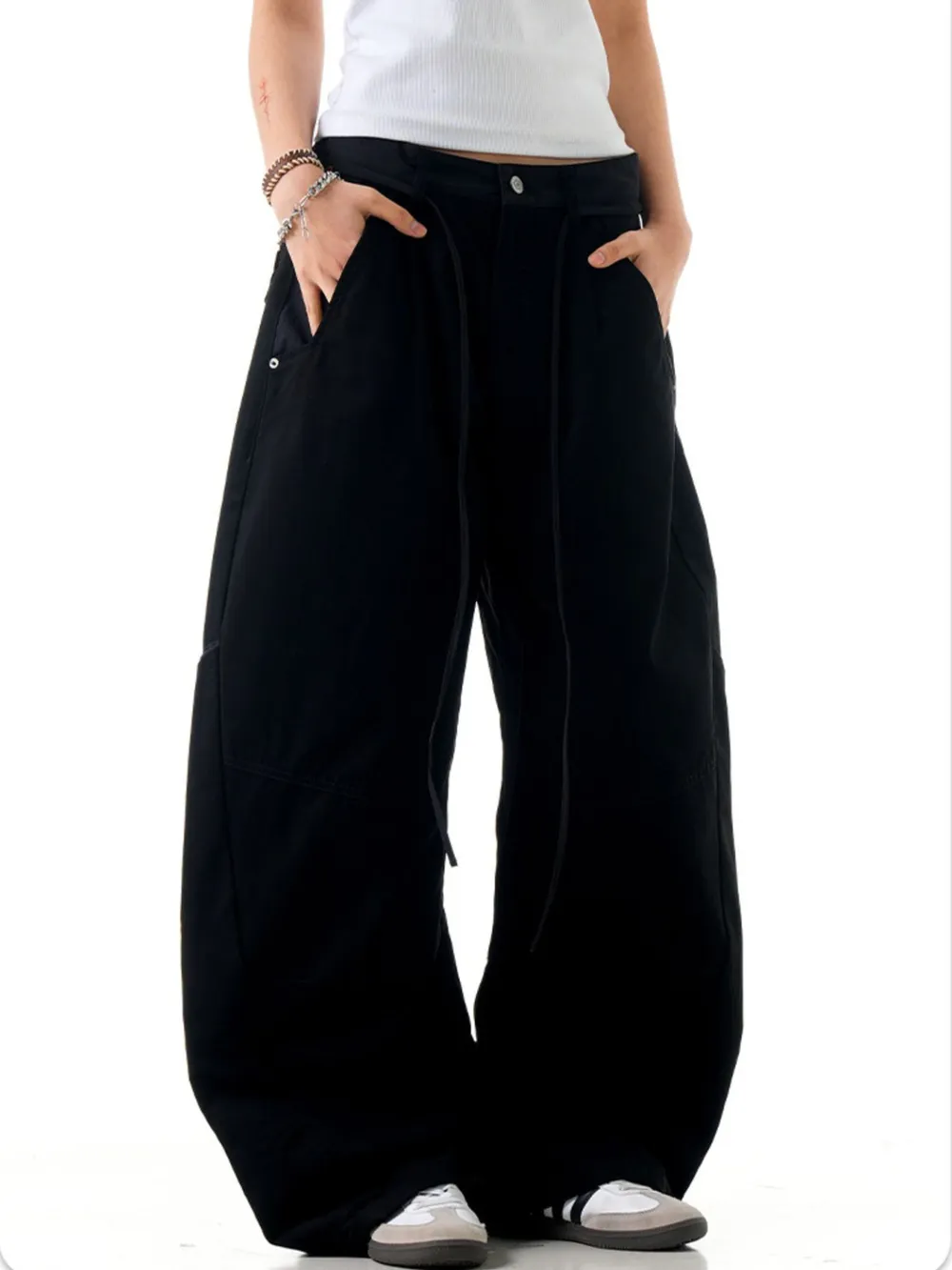 Men's Pocketed Wide Leg Pants, image 3