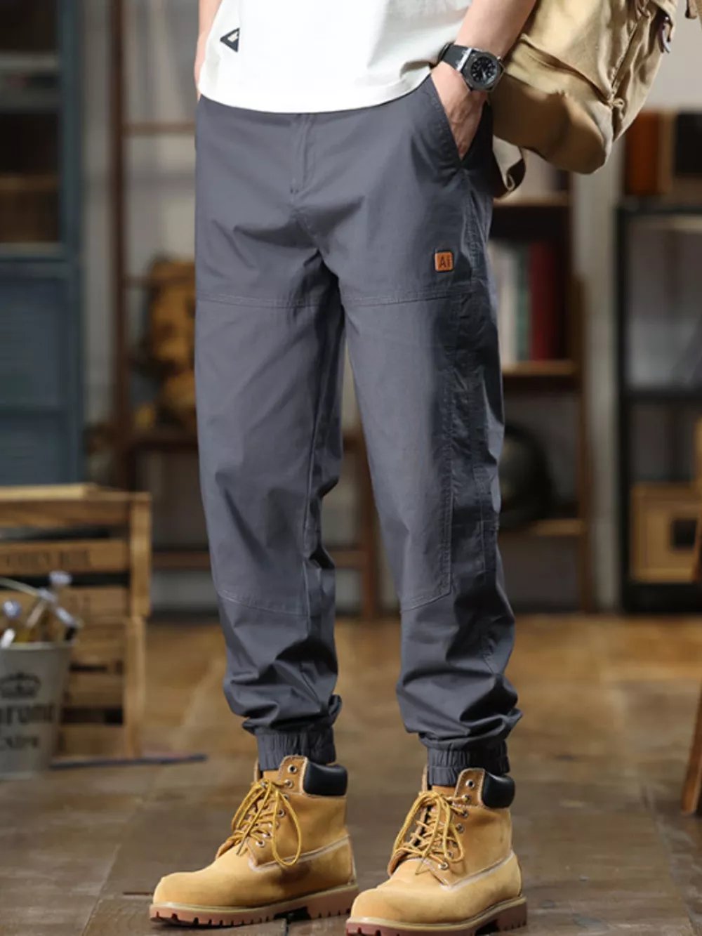 Men's Full Size Wide Leg Pants Plus Size, image 8