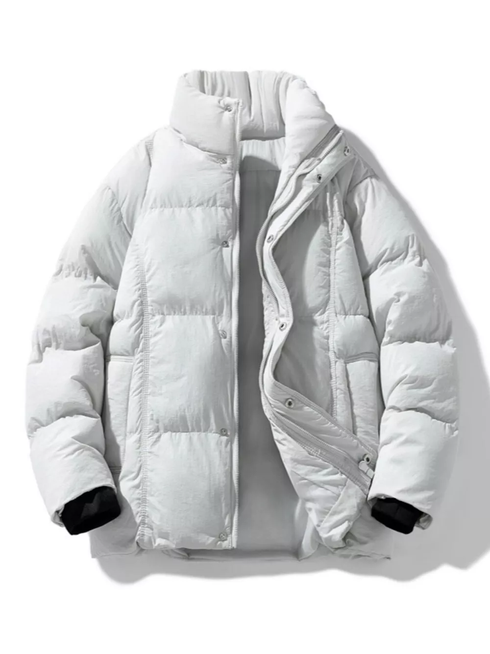 Men's Plus Size Warm Padded Puffer Jacket, image 5