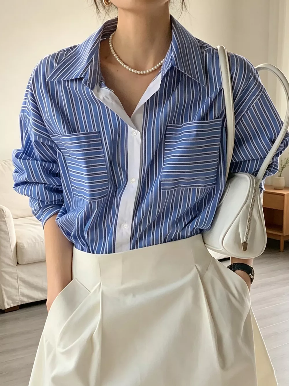 Striped Button-Down Shirt, image 4