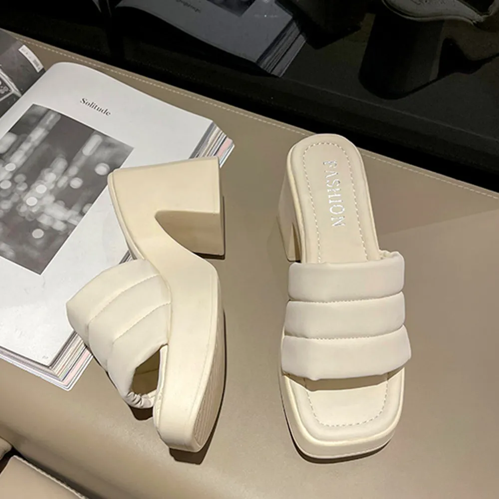 Open Toe Block Heel Sandals, image 4