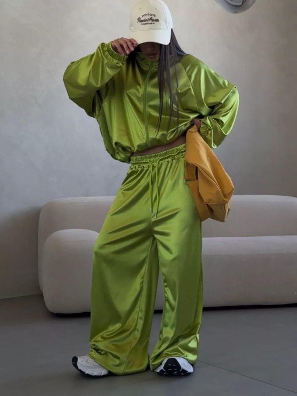 Zip Up Raglan Sleeve Jacket and Pants Set, image 3