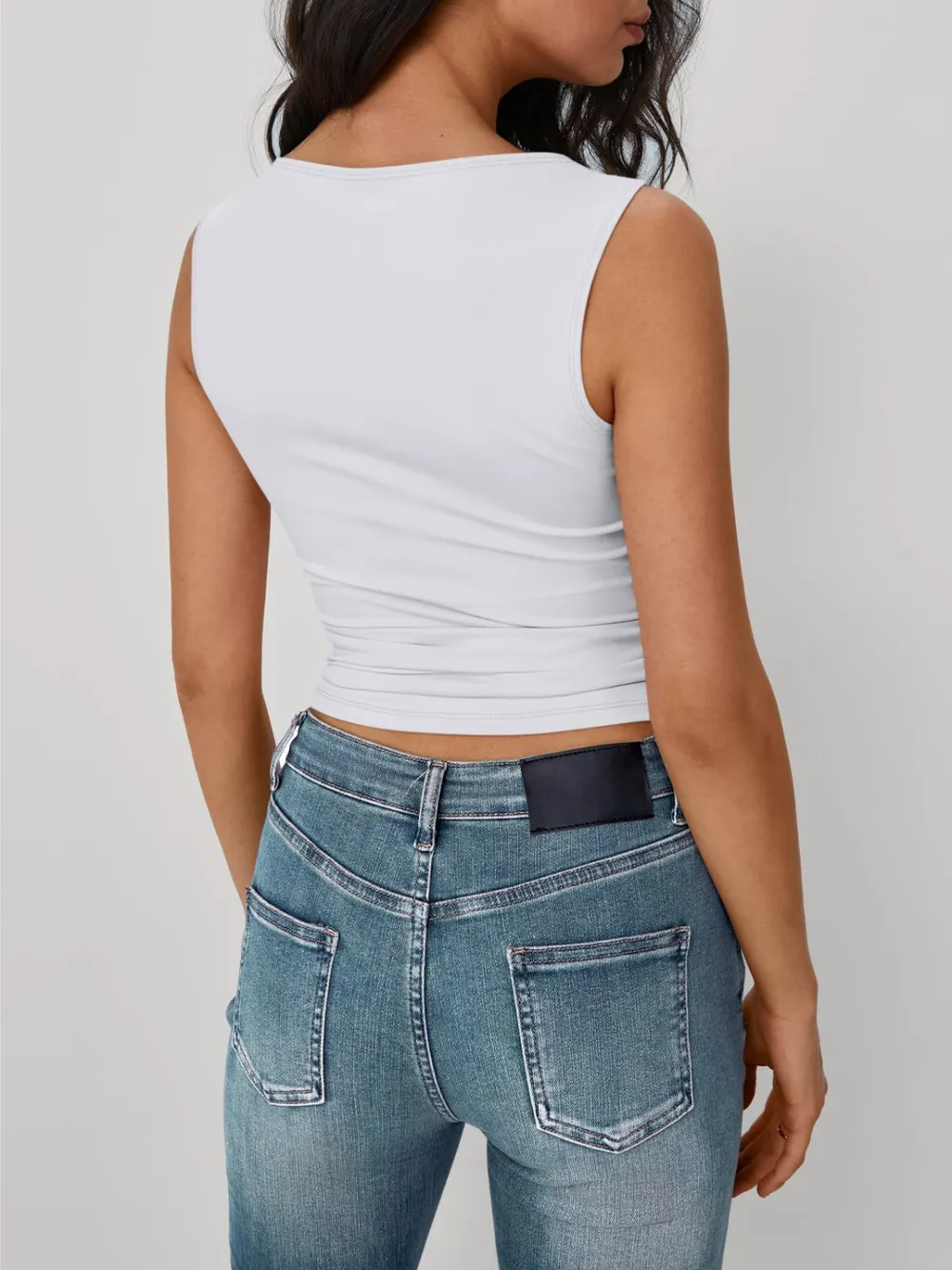 Solid Round Neck Tank, image 11
