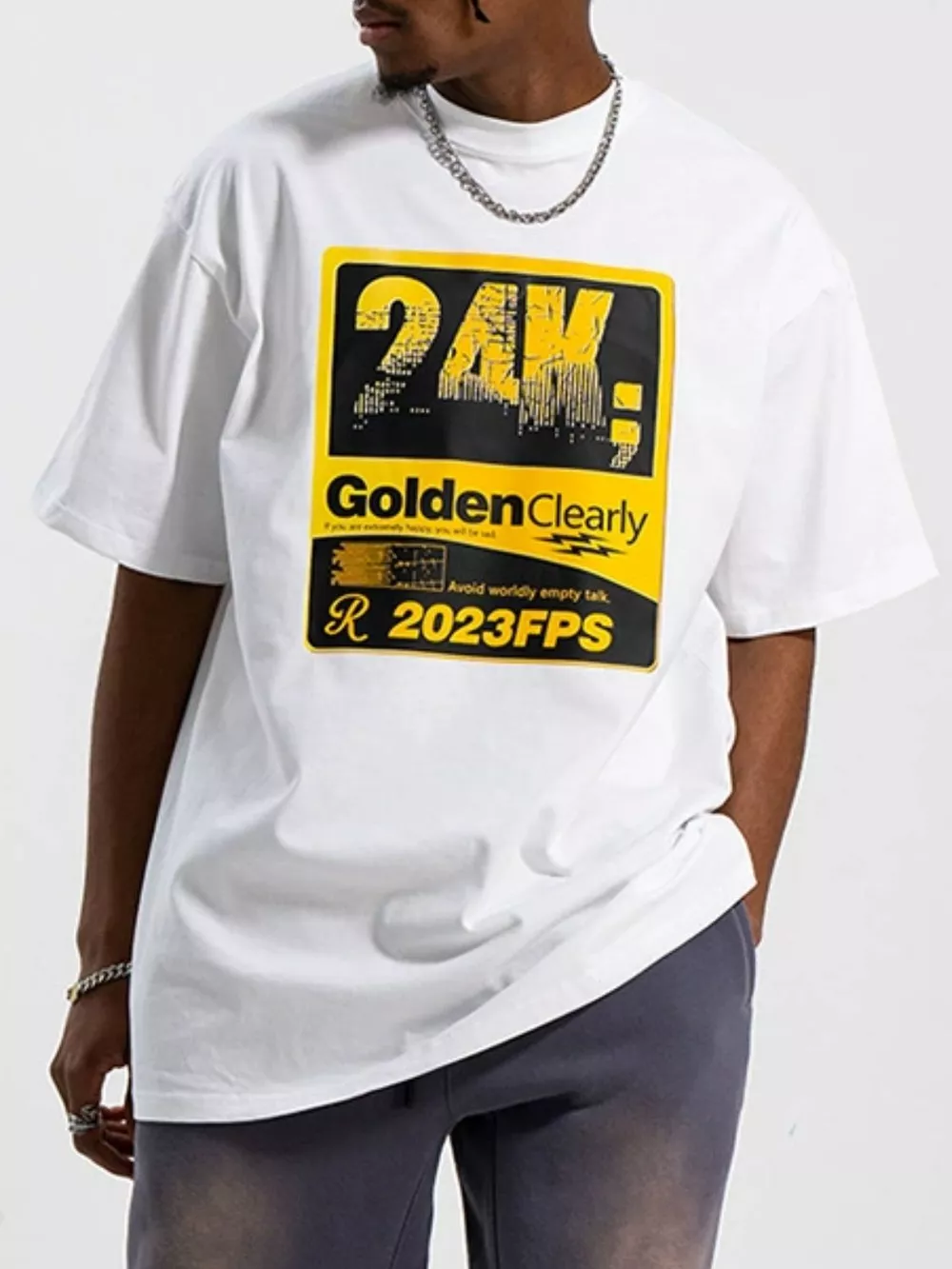Men's Graphic Round Neck Short Sleeve T-Shirt, image 2
