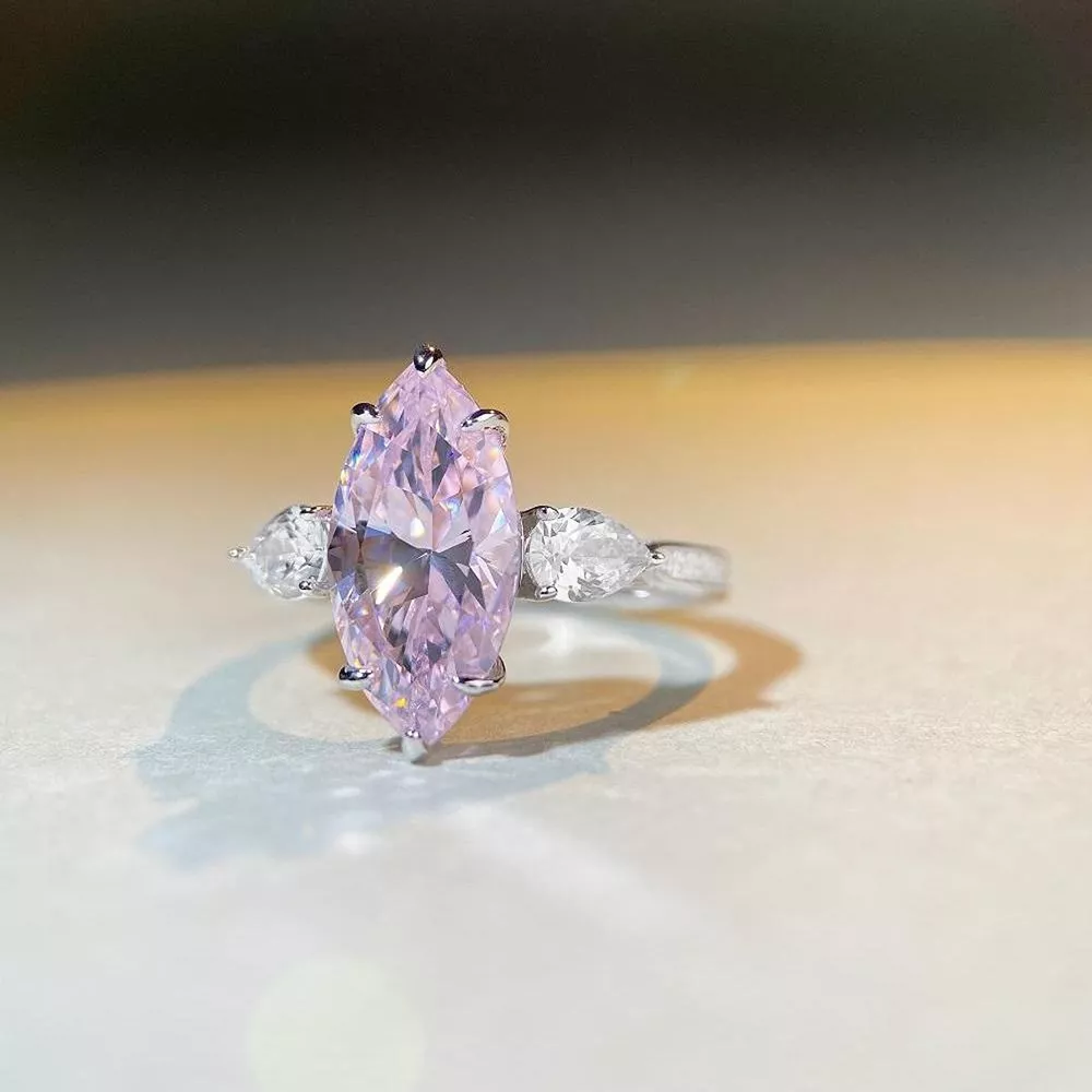 925 Sterling Silver Geometric Ring, image 2