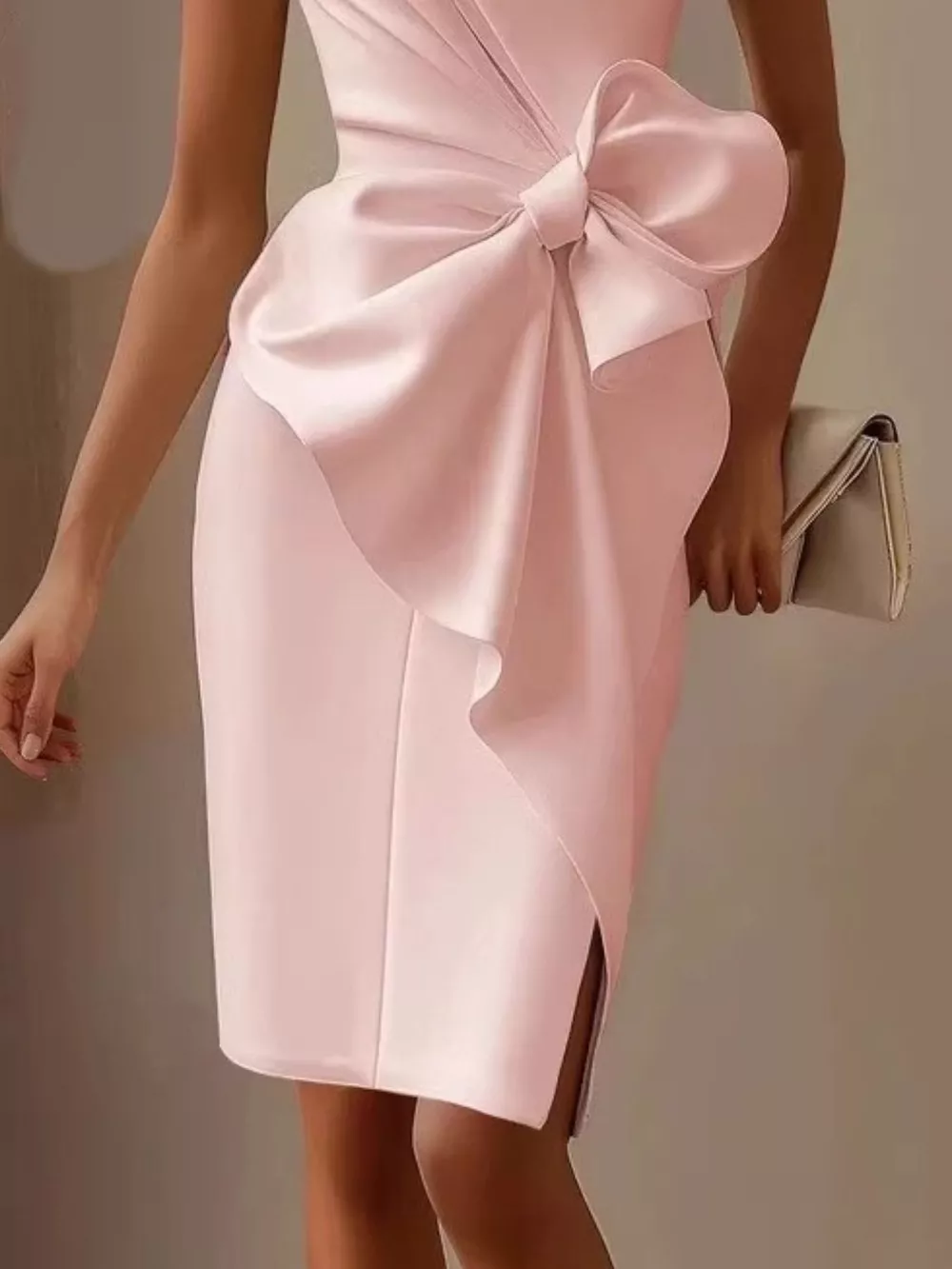 Bow Detail Sleeveless Dress, image 8
