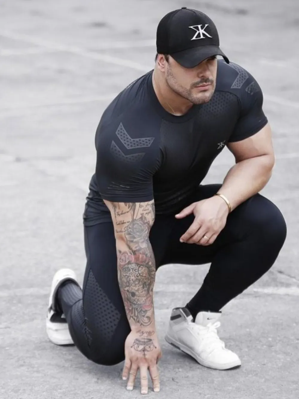 Men's Plus Size Round Neck Short Sleeve T-Shirt, image 5