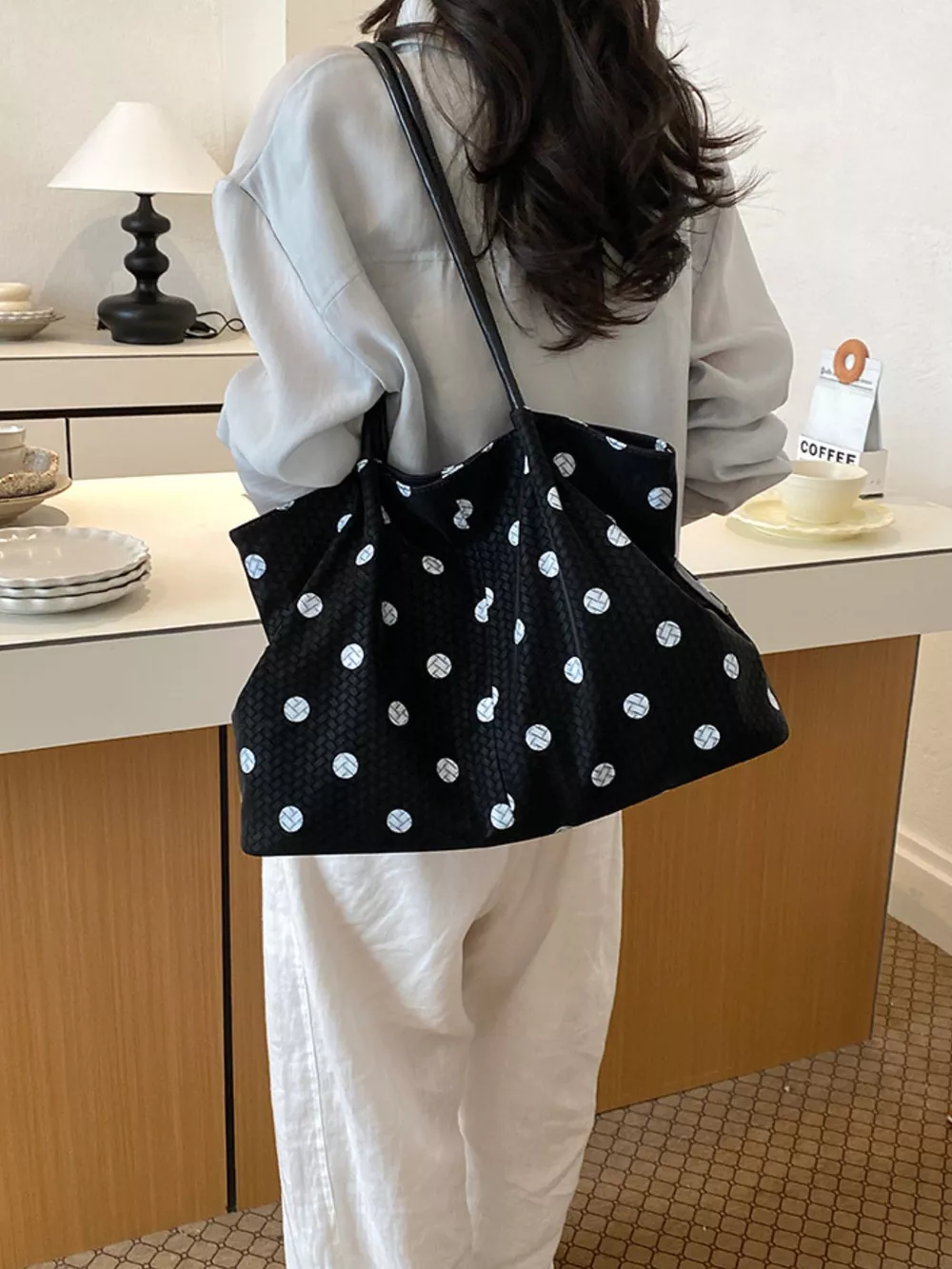 Polka Dot Shoulder Bag, image 4