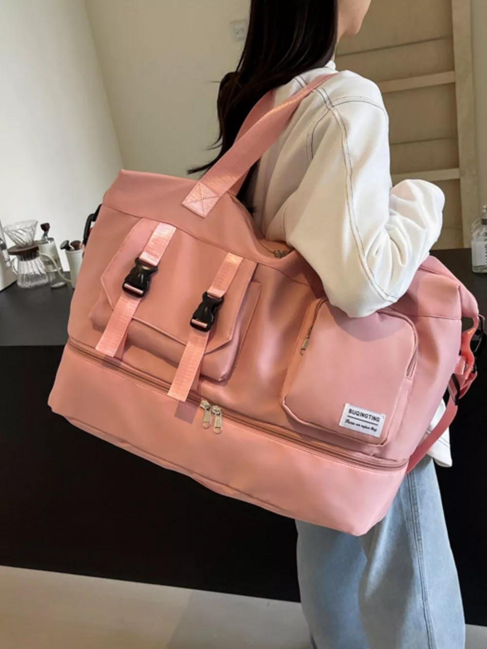 Large Capacity Multi-Pocket Travel Bag, image 9