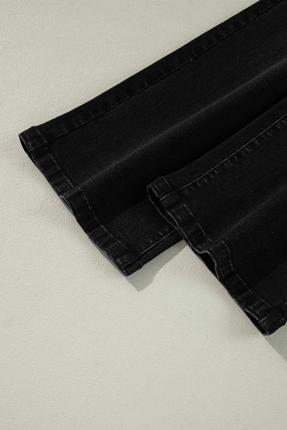 High-Waisted Wide-Leg Vintage Wash Jeans, image 22