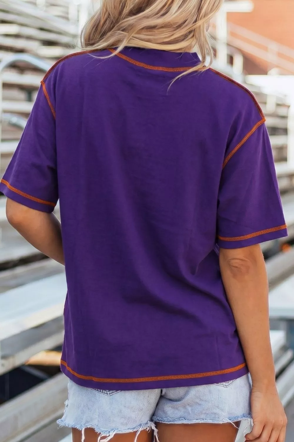 Reversible Contrast-Stitched T-Shirt, image 3