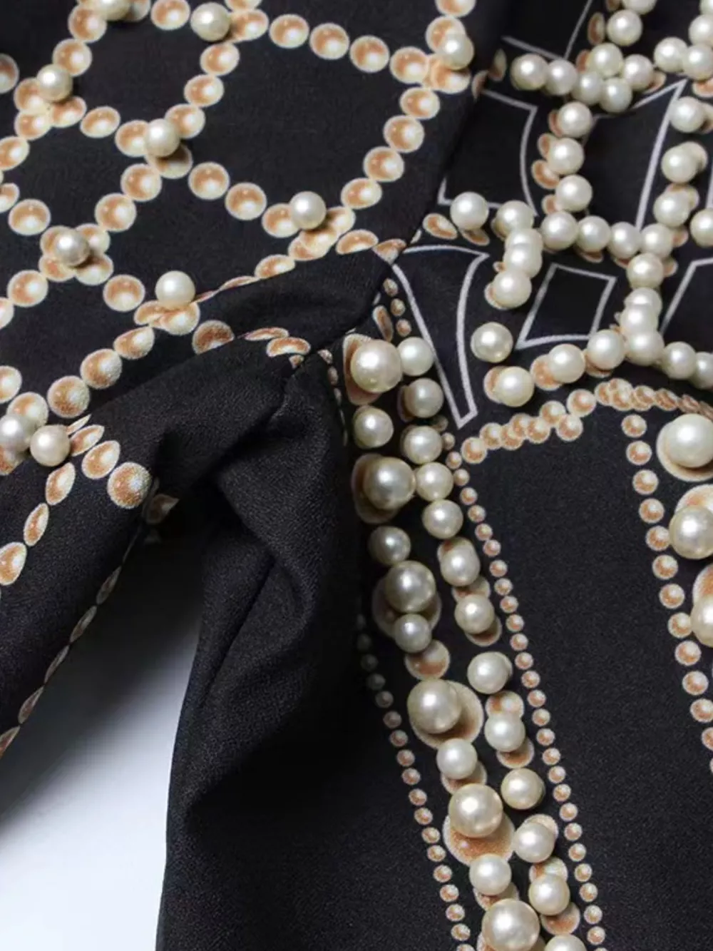 Full Size Embellished Pearl One-Button Blazer Plus Size, image 16