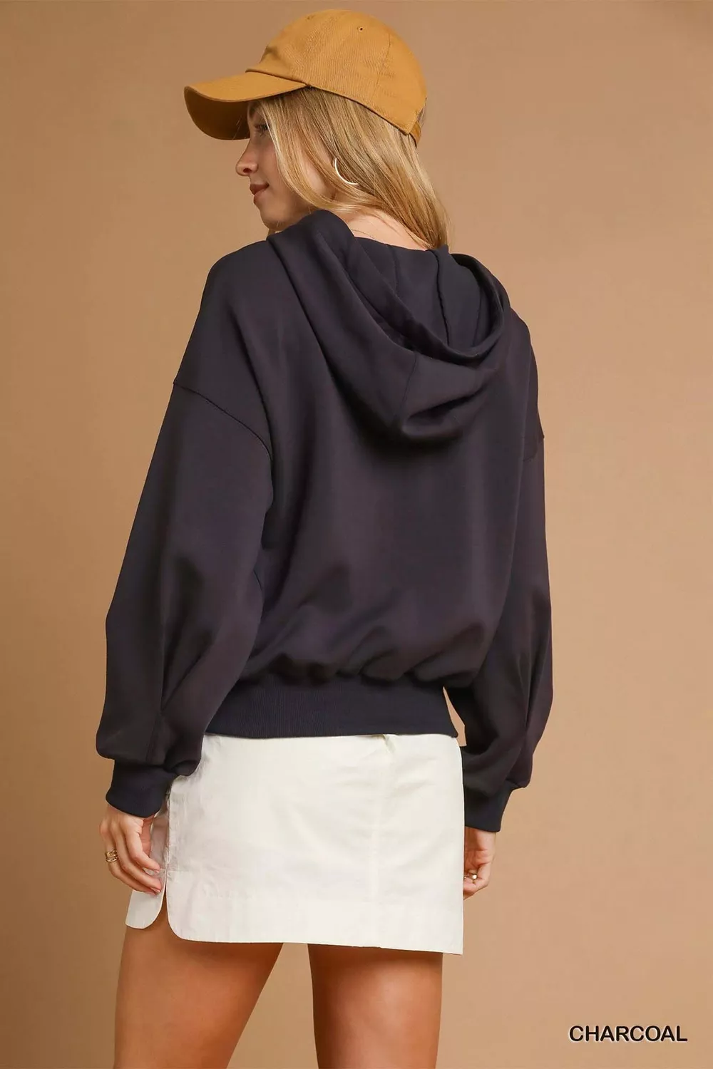 Zip-Up Fleece Hooded Jacket, image 3