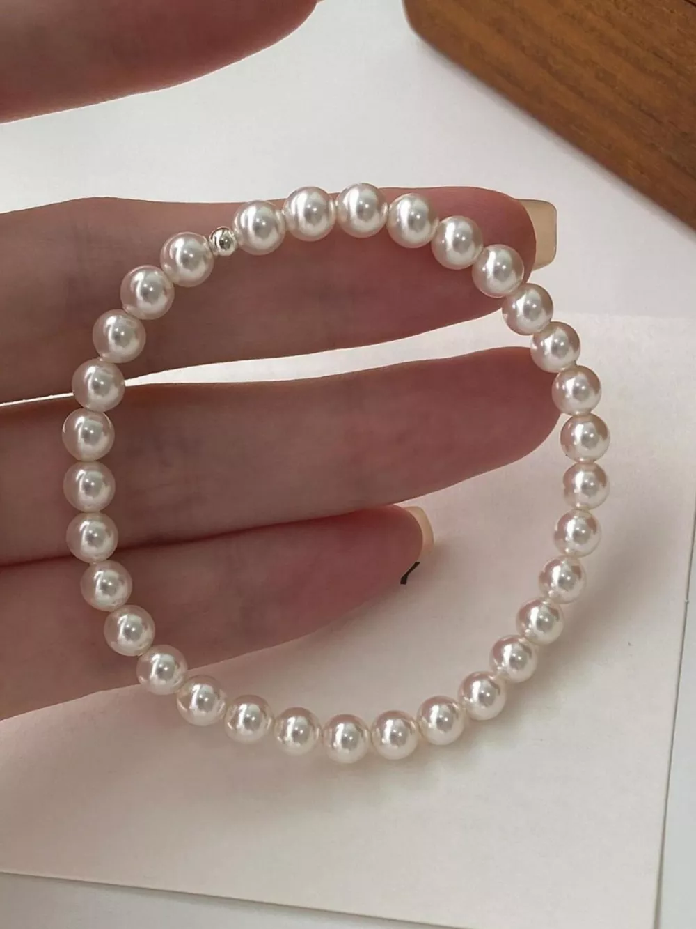 Pearl Beaded Bracelet, image 4