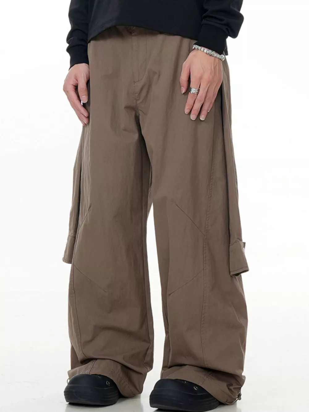 Men's Wide-Legged Casual Pants, image 4