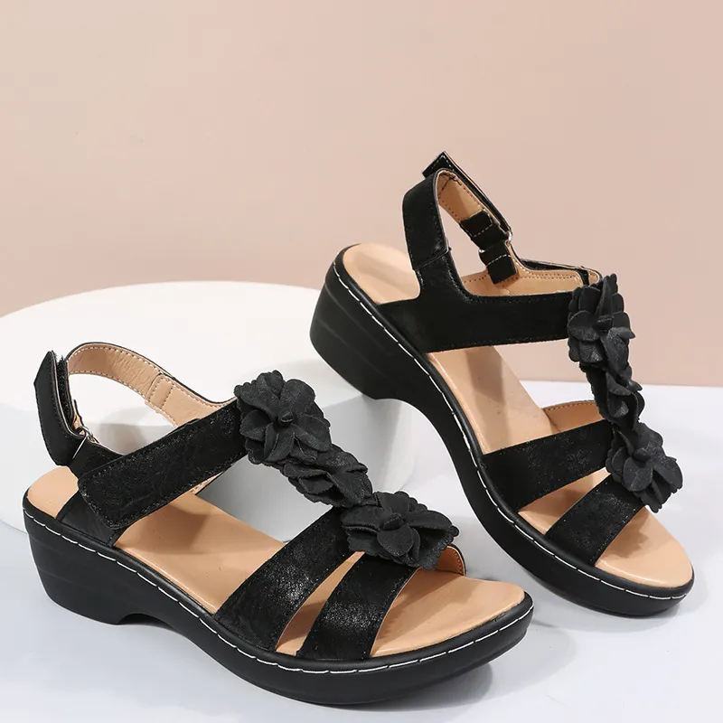 Open Toe Wedge Sandals