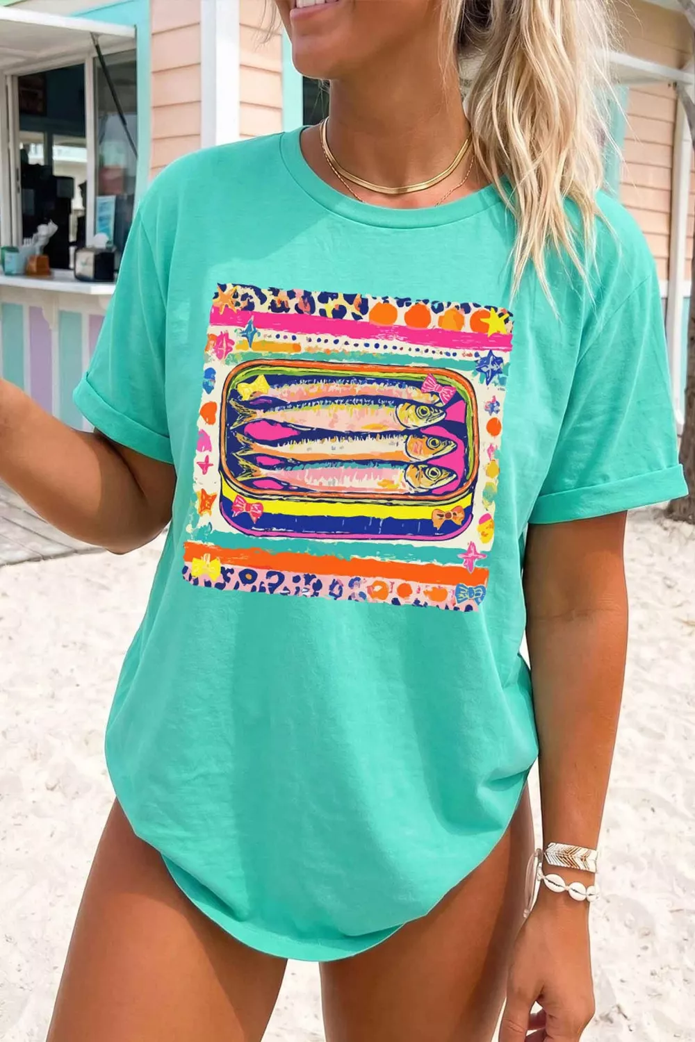 Sardine Can Graphic T-Shirt, image 4