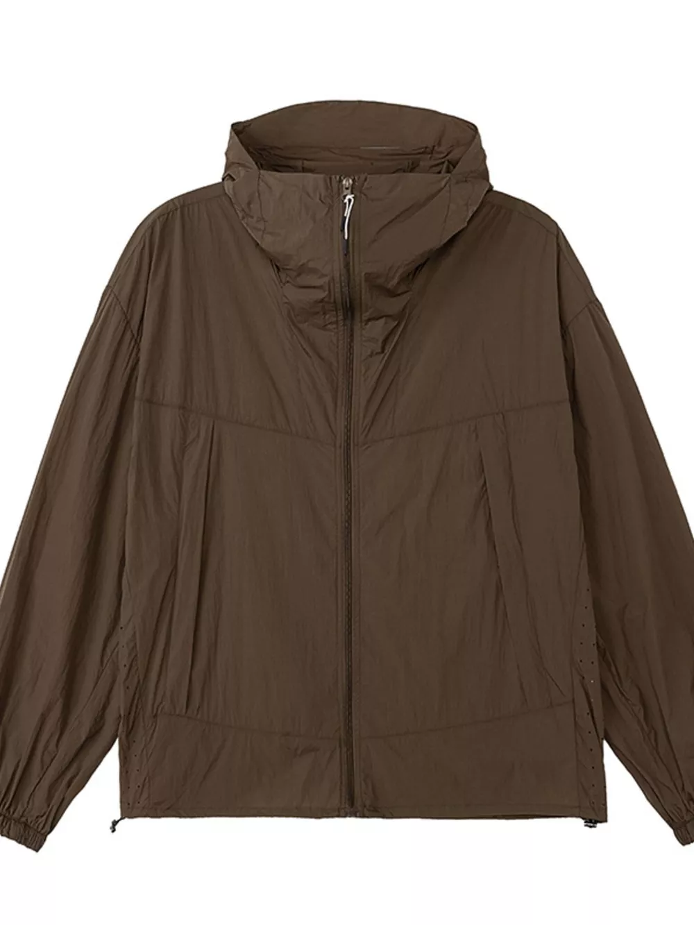 Men's Plus Size Lightweight Hooded Windbreaker Jacket, image 9