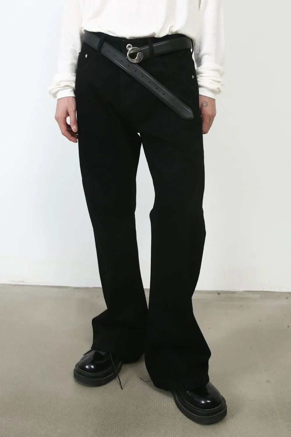 Men's Mid Rise Bootcut Jeans, image 2