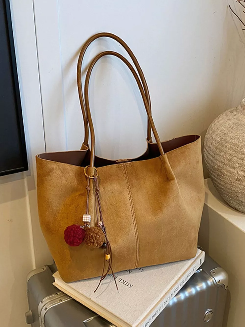 Solid Color Tote Bag, image 2