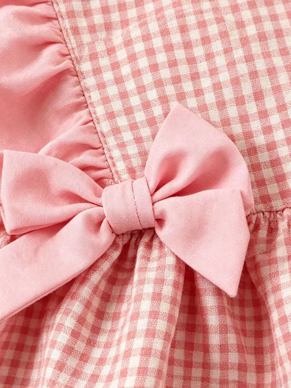 Children's Ruffled Plaid Top and Pants Set, image 4