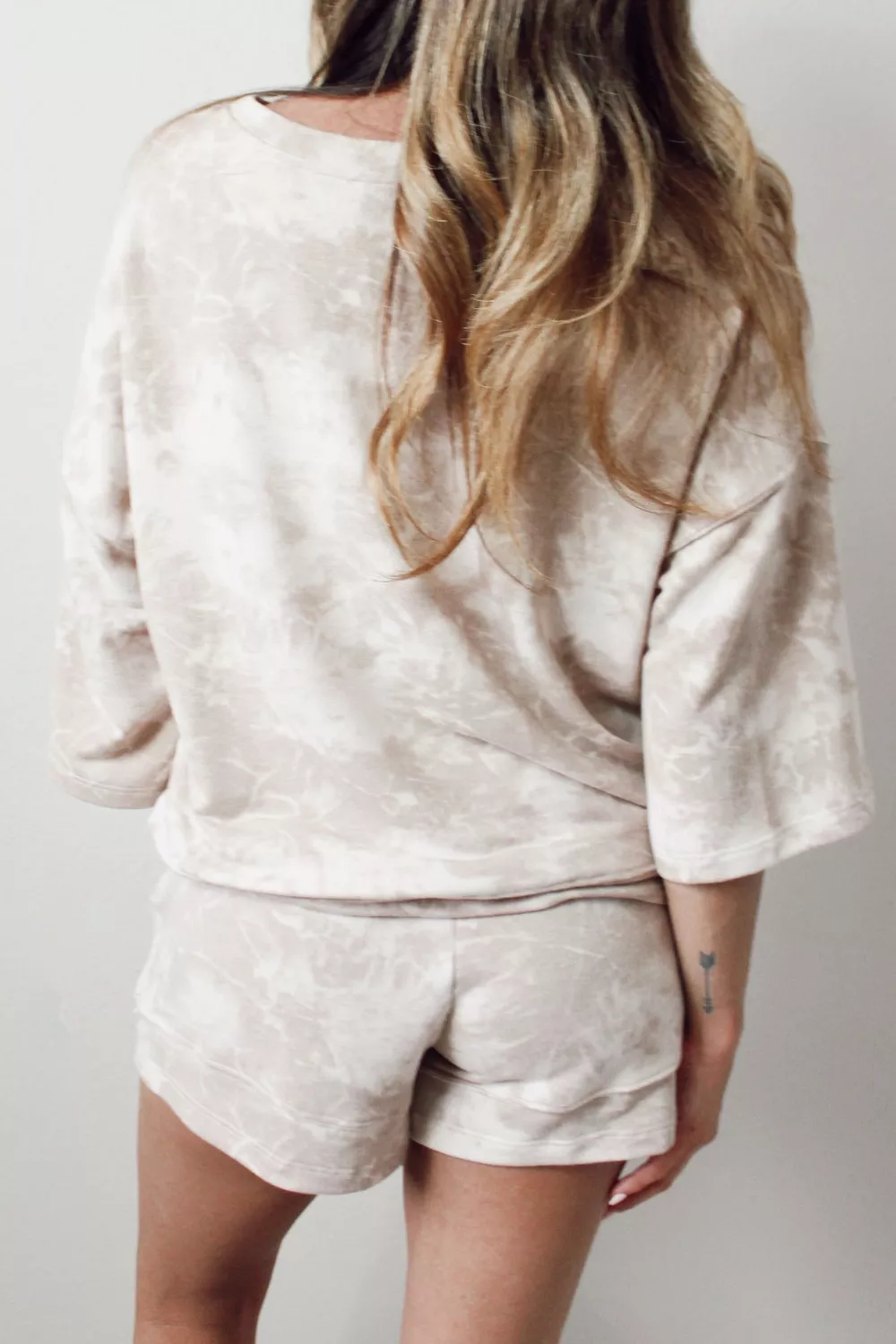 Relaxed Fit Tie-Dye Top and Shorts Set, image 3