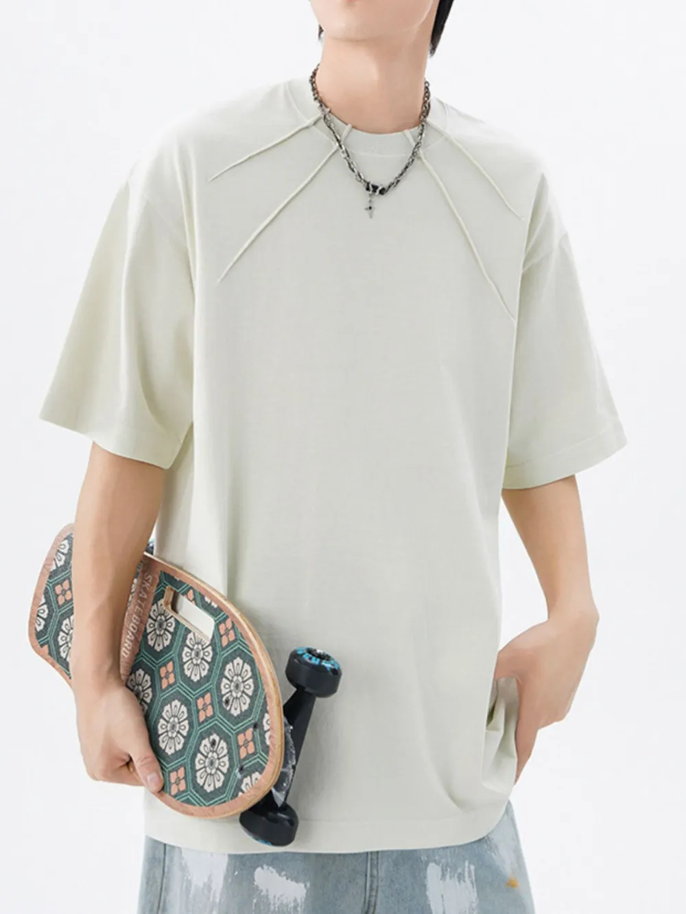Men's Plus Size Round Neck Short Sleeve T-Shirt