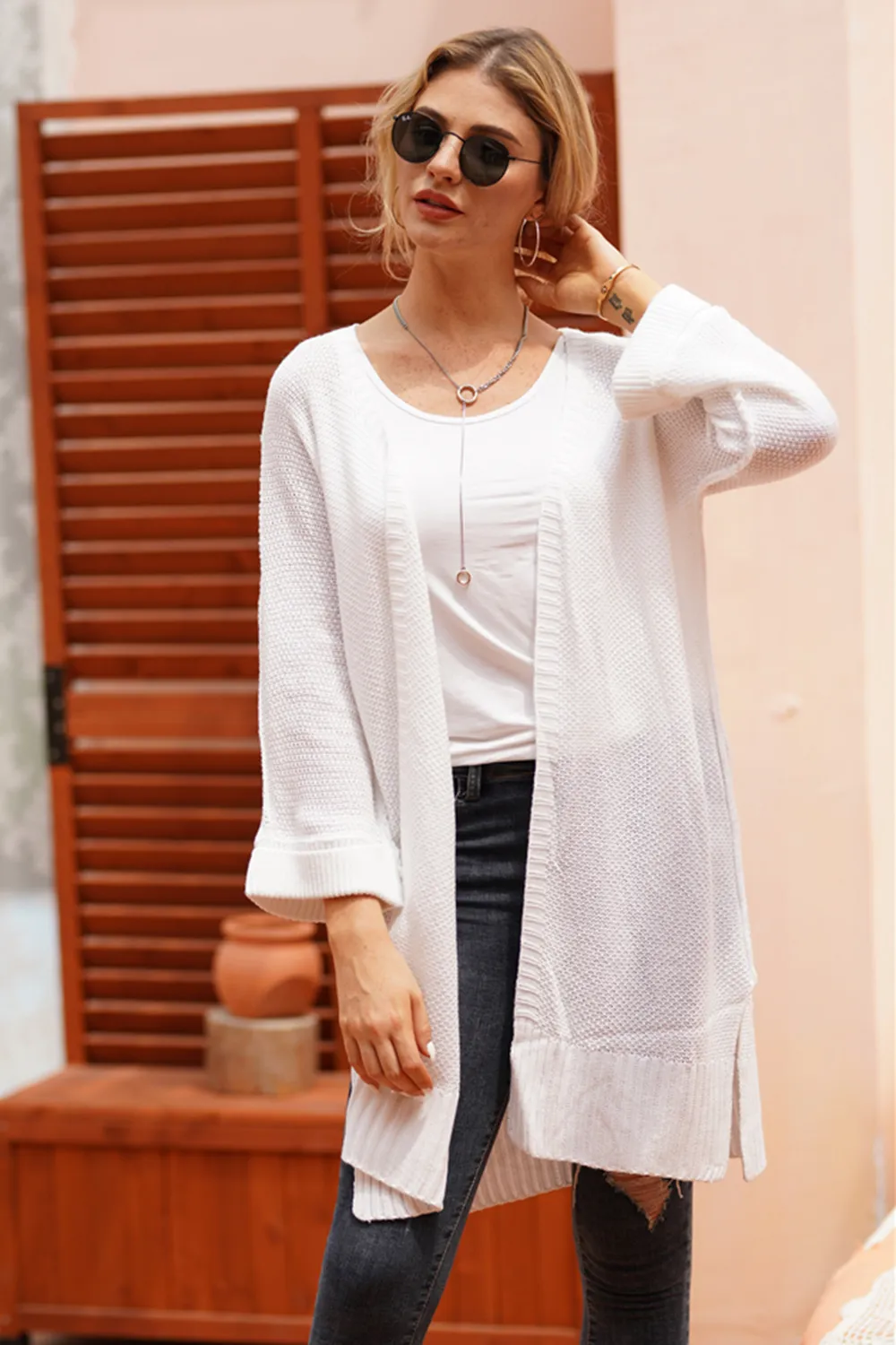 Open Front Long Sleeve Cardigan, image 22