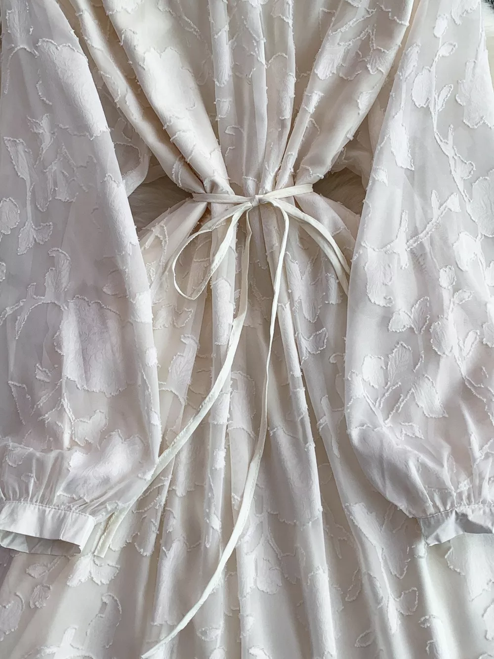Tie Waist Long Sleeve Dress, image 14