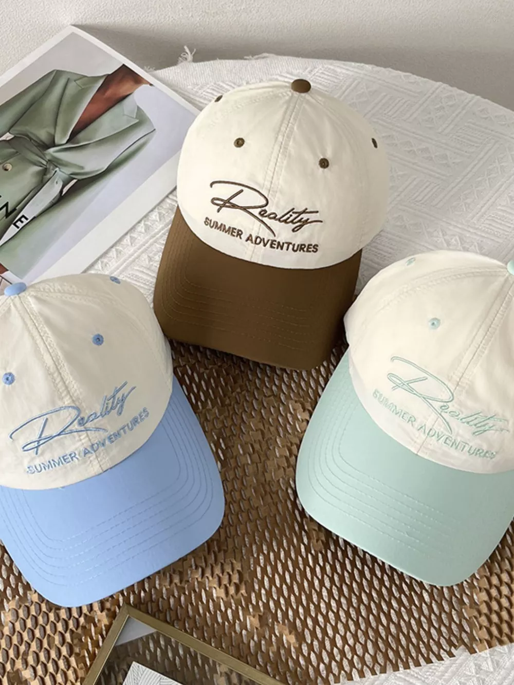 Letter Embroidered Adjustable Baseball Cap, image 8