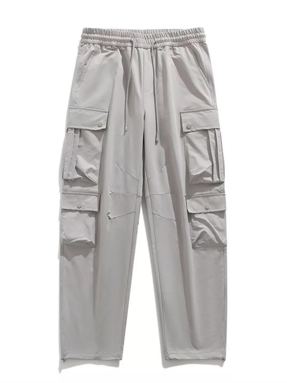 Men's Plus Size Loose Fit Multi-Pocket Cargo Pants, image 8
