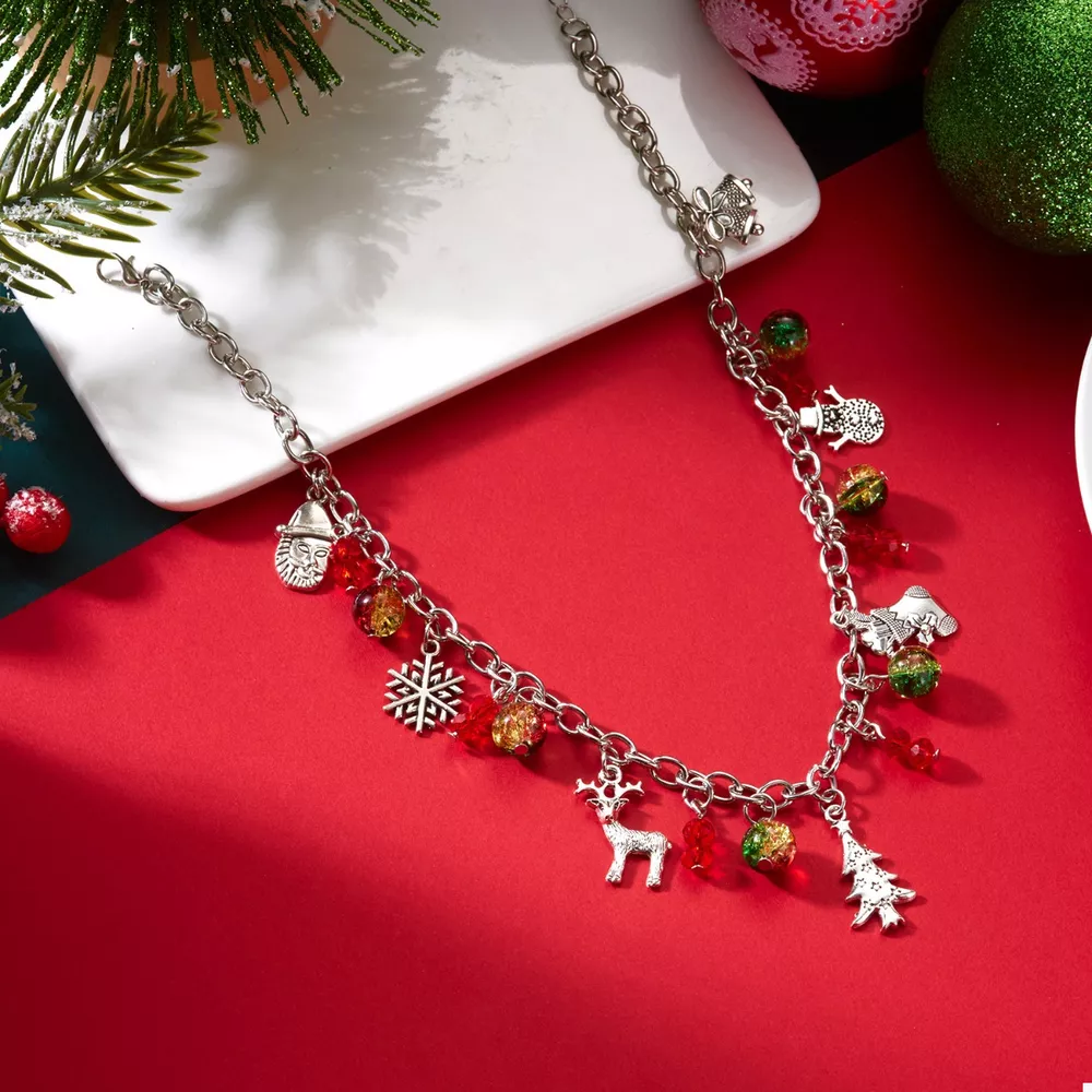 Christmas Themed Charm Necklace, image 11