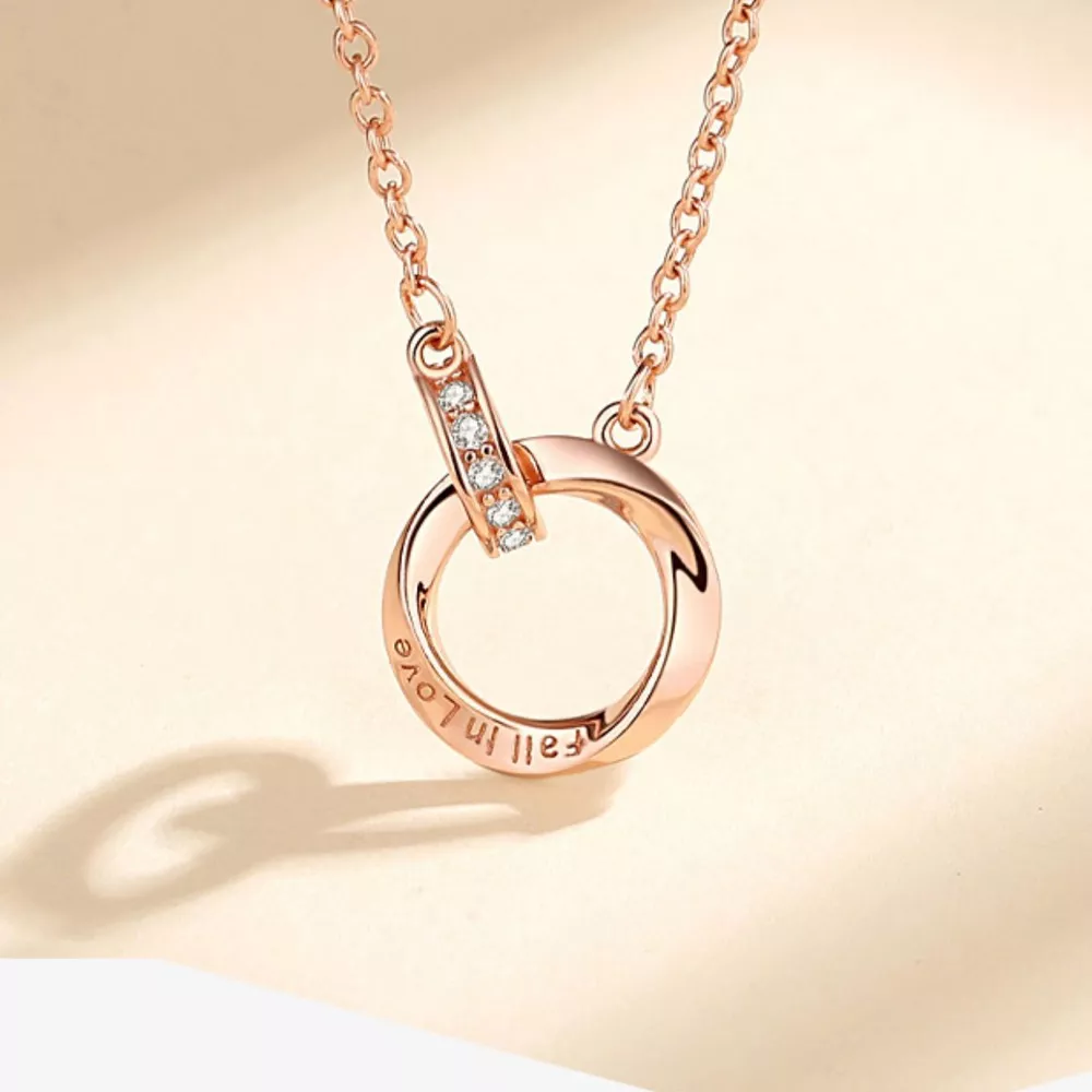 18K Rose Gold-Plated 925 Sterling Silver Necklace, image 2