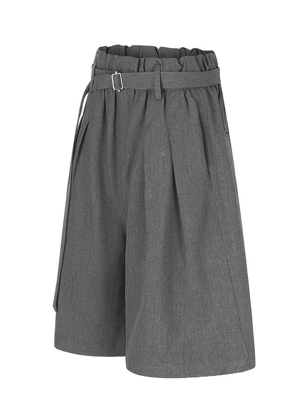 Men's High-Waisted Paperbag Waist Wide-Leg Capris, image 13
