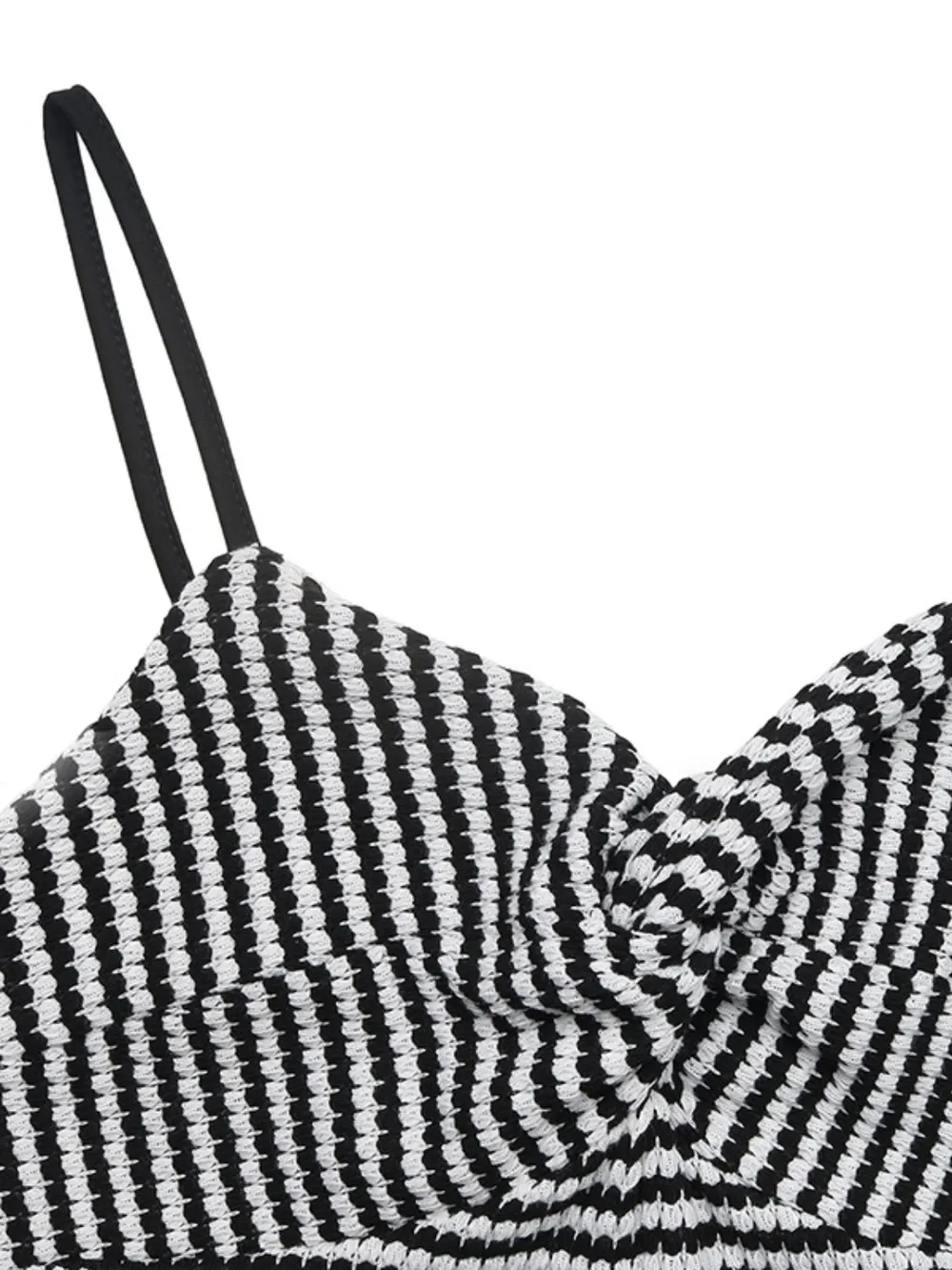 Twisted Front Striped Romper, image 8