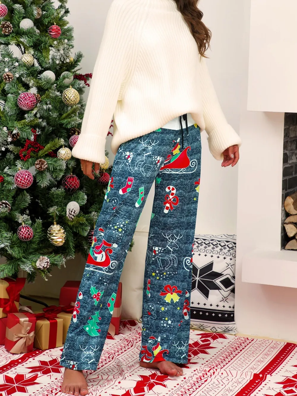 Christmas Straight Leg Pants, image 9
