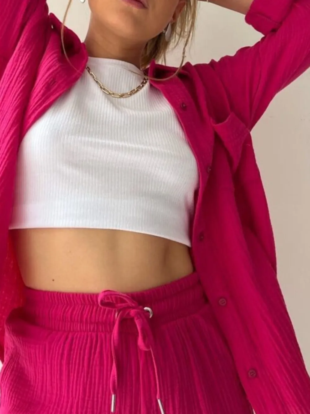 Button Up Shirt and Shorts Set, image 10